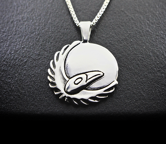 "Raven's Moon of Renewal" Pendant - Jeff Mckenzie